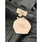 Camila Coelho Manolya Leather Pants in Black X-Small New Womens Trousers Photo 7