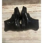 DKNY  Tibby Combat Boot Women's SZ 9 Black Patent Leather Rubber Waterproof Rain Photo 7
