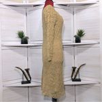 Molly Malloy Vintage 80s Golden Cocktail Prom Dress Size S Gold Photo 6