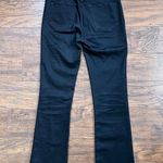 3x1 • Baby Boot cropped flare jeans Black Tear raw hem mid rise stretch denim Photo 10