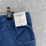 Arizona Jeans Arizona Jean Company Jogger Short Womens XL Navy Blue 100% Cotton Adjustable NEW Photo 2