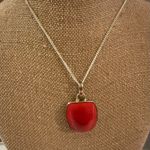 Sterling Silver Chic Southwestern Jasper  Pendant w/ Sterling Plate Chain Photo 1