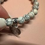 White turquoise beads God is within her bracelet Photo 3