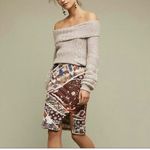 Maeve  Multicolor Asian print Patchwork Pencil Skirt Photo 1