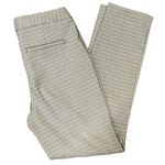 Mario Serrani Tan Printed Casual Office Dress Pants Made In Italy ~ Women's 6 Photo 1