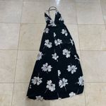 Blue Blush Floral Maxi Dress Sz Small Big Slit Photo 4