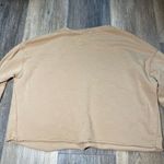 Aerie  Long Sleeve Crewneck Cropped Tee Shirt Tan Top Size XS‎ Photo 4
