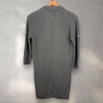 Brochu Walker  Open Front Long Line Green Linen Blend Cardigan‎ Sz S Photo 3