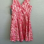 NWT Rickie Freeman for Teri Jon Sleeveless Coral Jacquard Dress Size‎ 16 Orange Photo 5