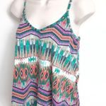 Lush Clothing Lush boho Aztec relaxed fit scoop neck tank top Photo 0