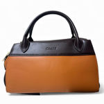 Craft Elegant Brown and Black Satchel Photo 0