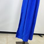 Farm Rio NWOT  Linen Blend Blue Sleeveless Midi Dress Size M Photo 10