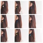 🆕Green Candy Gummy Bear Dangle Earrings Green Photo 4