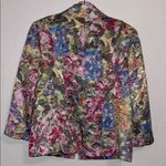 Chico's Multicolor Floral Women's Jacket Photo 5