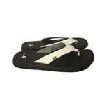 Sanuk Yoga Mat Flip Flops Thong Sandals Women's US 8 | EU 39 White/Black Photo 4