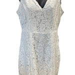AOOKSMERY, Women’s white lace dress, Tag says M, but Hand measures XS, NWOT Photo 0