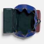 Coach NWOT Pennie Backpack 22” Colorblock Sport Blue Multi Photo 2