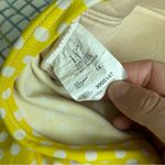 Retro vintage polka dot yellow dress skirt one piece swimsuit size 14 Photo 3