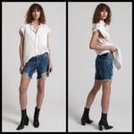One Teaspoon ππ Stevies Boyfriend Shorts Moonstone Photo 3