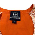 Escapada  Vibrant Orange Tunic with Beaded Accents Photo 1