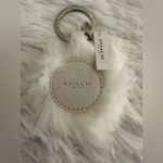 Coach New  F62983 Furry Lion Keychain‎ Key Fob Ring Charm Photo 3