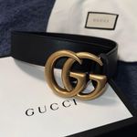 Gucci 2015 Re-Edition Wide Leather Belt Photo 4