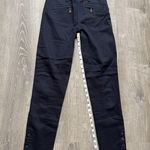Tory Burch Riding Pants Blue Womens Size 24 Snap Leg Side Zipper Classic Photo 3