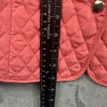 Briggs New York  Women Jacket PL Pink Quilted   Solid Short Button Polyester Photo 4