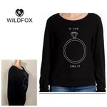 Wildfox New. If You Like It baggy beach jumper. Medium Retails $98. Photo 1