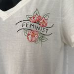 Anthropologie  EMBROIDERED T-Shirt Sz: S Photo 1