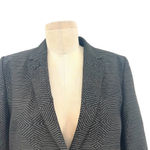 Dries Van Noten Black Geometric Print Woven Blazer Jacket Size 38 US 6 Photo 1