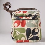 Orla Kiely Crossbody Target Travel Bag Purse Acorn Car Print Lining Colorful Photo 0