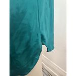 Vtg 90s Turquoise Chemise Nightgown L satin romantic feminine glam fairy chic Green Size L Photo 3