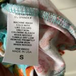 Nollie Women’s Floral Boho Blue Spaghetti Strap CropTop Photo 2