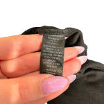 Betabrand Sweatshirt Long Sleeve Dress in Black Jersey Size Large Photo 9