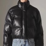 Endless Rose Cropped Puffer Jacket Black XS Photo 5