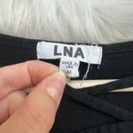 LNA Black top with criss-cross detailing Photo 5