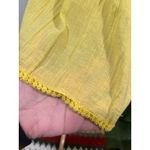 Denim & Supply Ralph Lauren Denim & Supply Women's Cottagecore Size X Large Yellow Pintuck Peasant Blouse Photo 5