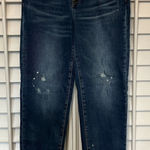 Risen‎ Paint Splatter Jeans Size 7/28 Blue Photo 0
