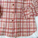 Orange and white flannel Photo 4