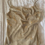 Glam  Shimmering Gold Camisole Photo 0