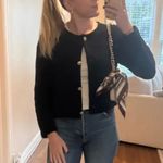 Derek Lam Blue Cardigan Sweater MEDIUM Preppy Blazer Sparkle Work Designer $270 Photo 6