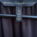 White House | Black Market EUC Blouson Dress Abstract Feather Good Shimmer Size 0 Photo 2