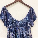 Free People  Sun Kissed Babydoll Blouse Top S Photo 4