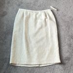 Amanda Smith  Cream Paisely Blazer & Skirt Set SIZE 8P Photo 7