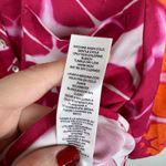 Chico's  Tie Dye Abstract Blouse Size 3 XL V-Neck Colorful Vibrant Lightweight Photo 7