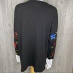 Vintage cotton cedars sequin crossing guard teacher school long sleeve shirt lg Red Photo 8