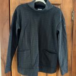Columbia  Lodge Funnel Pullover Sweatshirt Women’s Medium Black Charcoal Pockets Photo 0