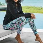 Lilly Pulitzer Luxletic Weekender High Rise Legging Onyx Lets Get Wild Size L Photo 0