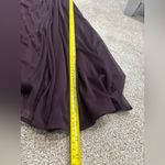 Adrianna Papell  Aubergine Embellished 3/4 Sleeve Ruched Formal Gown Size 8 Photo 8